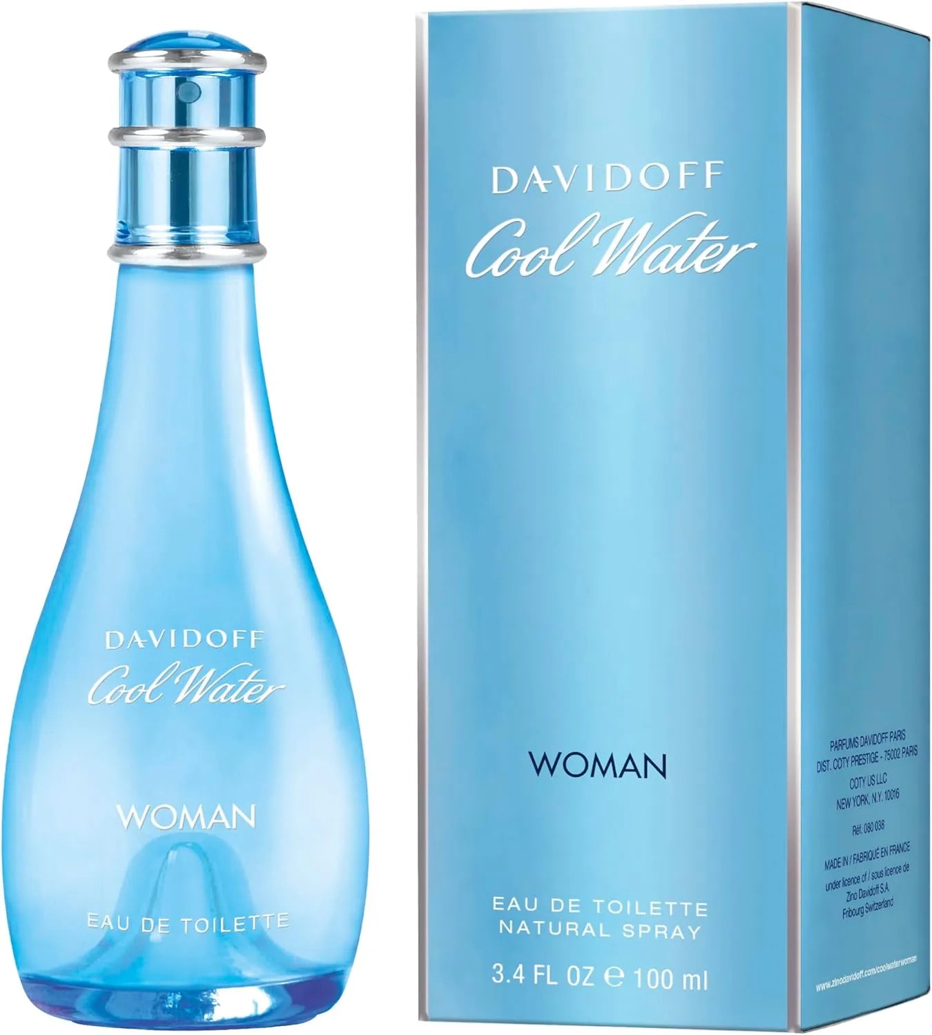 DAVIDOFF COOL WATER WOMAN FOR WOMEN EAU DE TOILETTE 100ML
