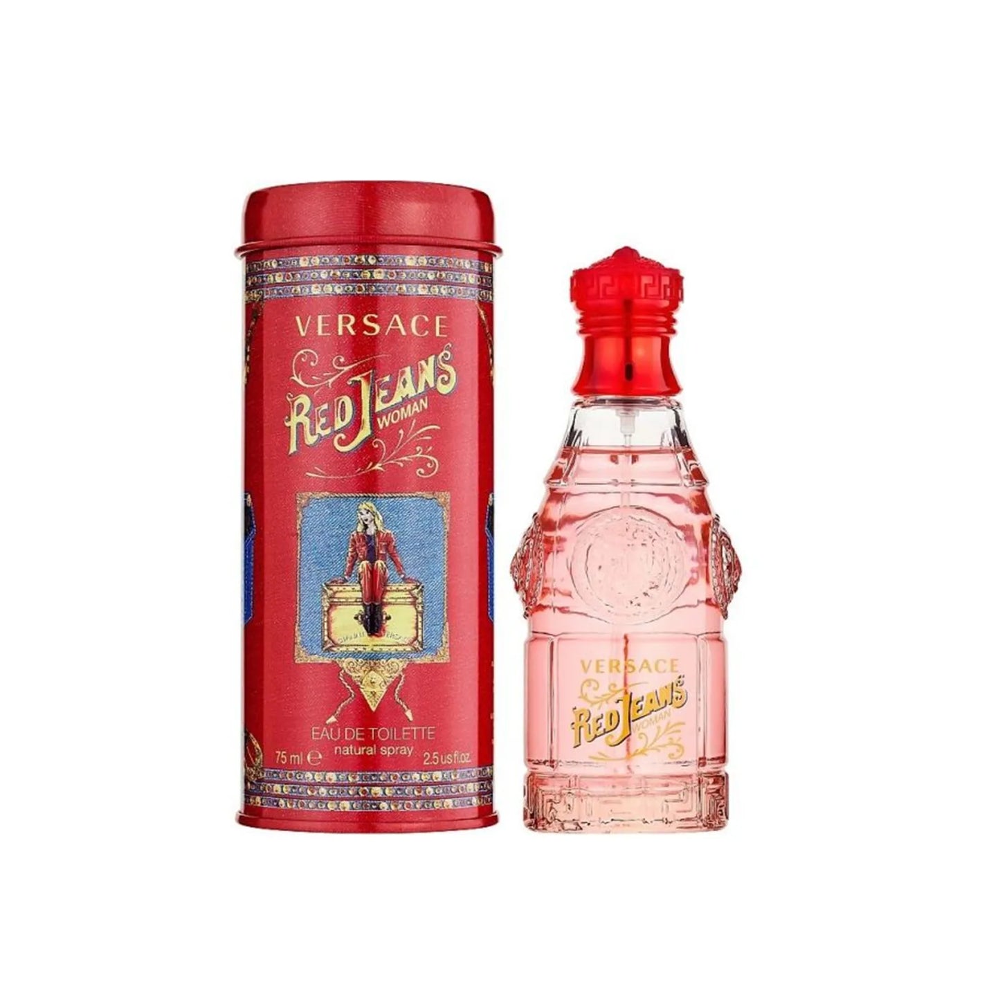 VERSACE RED JEANS (W) EDT 75ML