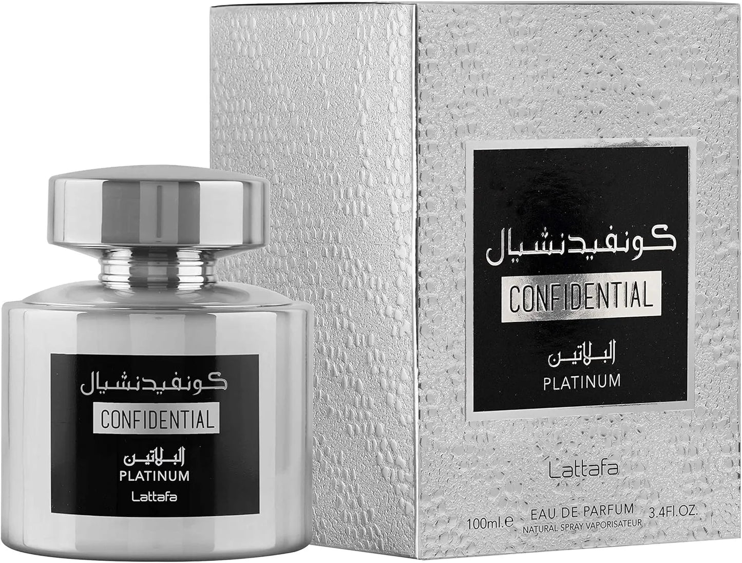 عطر لطافة كونفيدينشال بلاتينيوم للجنسين، بخاخ أو دو برفيوم، 3.4 أونصة، 100 مل