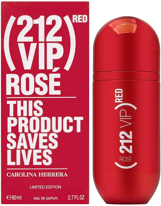 CAROLINA HERRERA 212 VIP ROSE RED LIMITED EDITION FOR WOMEN EAU DE PARFUM 80ML