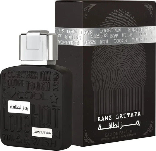 Lattafa Mens Ramz Silver EDP Spray 3.38 oz 100ml